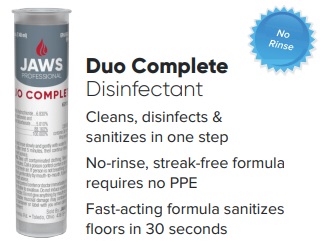 JAWS Duo Complete Disinfectant Cartridges 24/PK